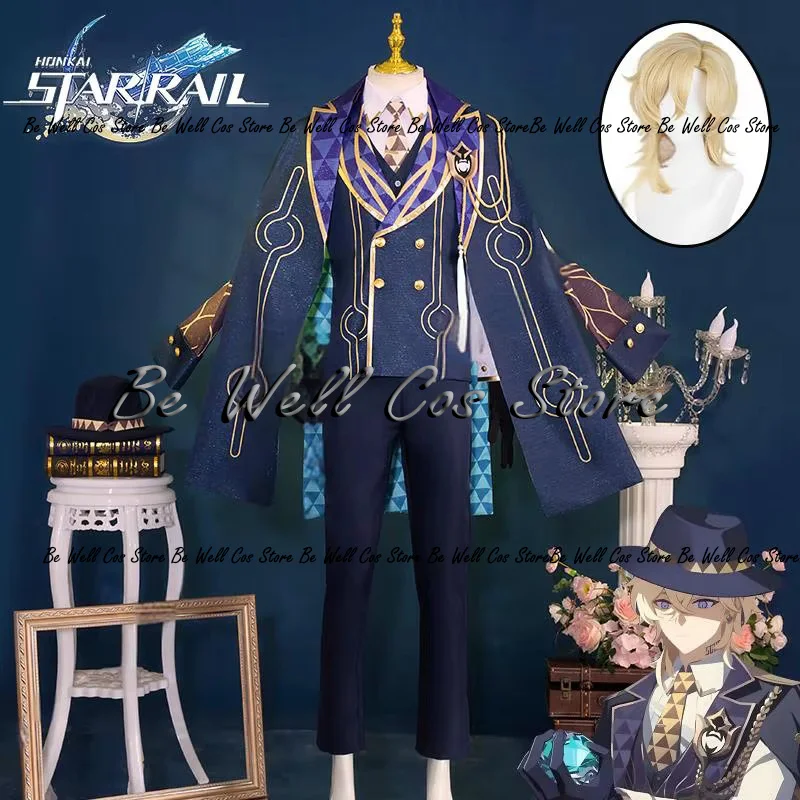 Игра Honkai Star Rail Авантюрин Косплей Костюм Парик Десять Stonehearts Униформа Женщины