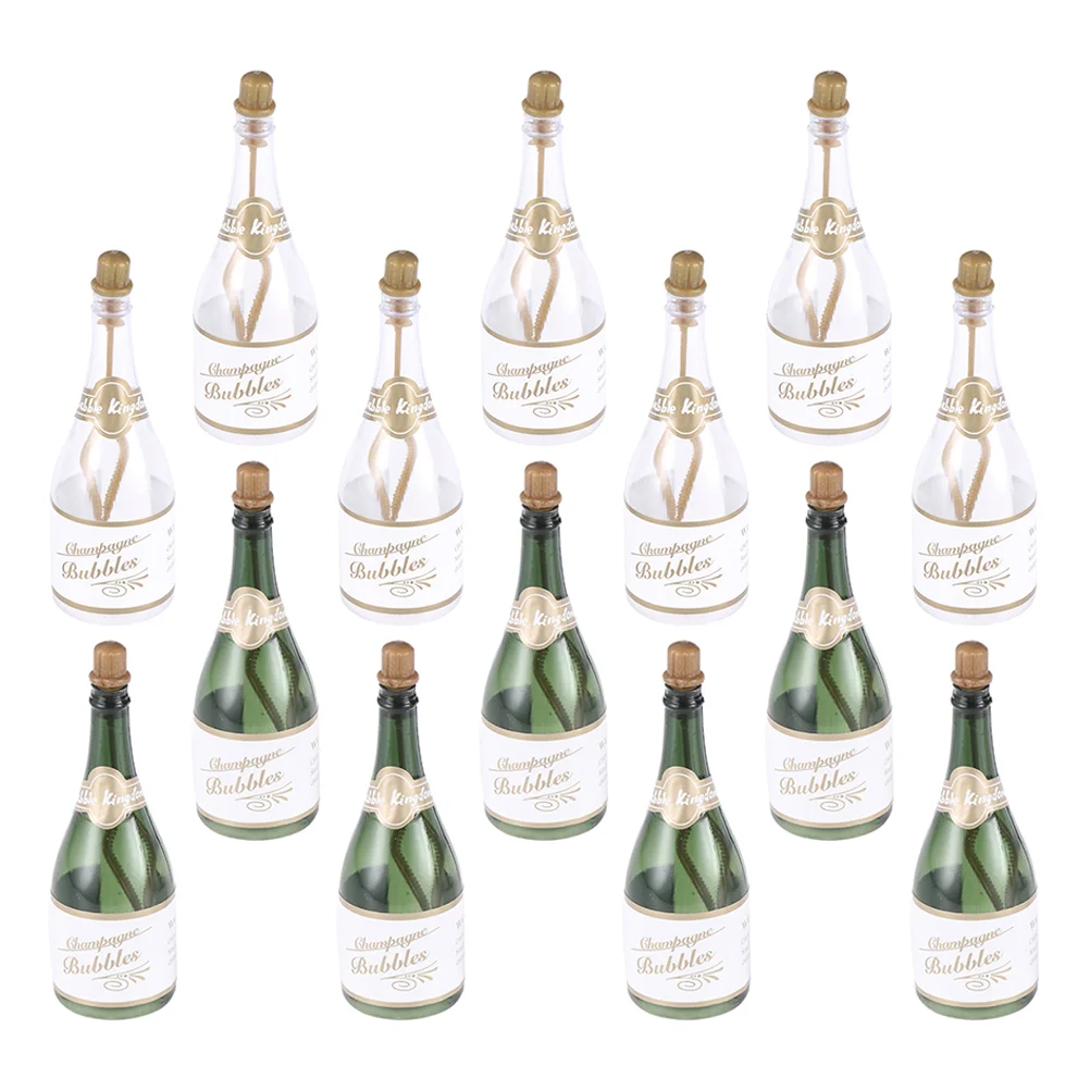 

24 Pcs Adorno Para Mesa De Wishing Table Champagne Bubble Favors Bubble Bottles Toys Wishing Bottles Wedding