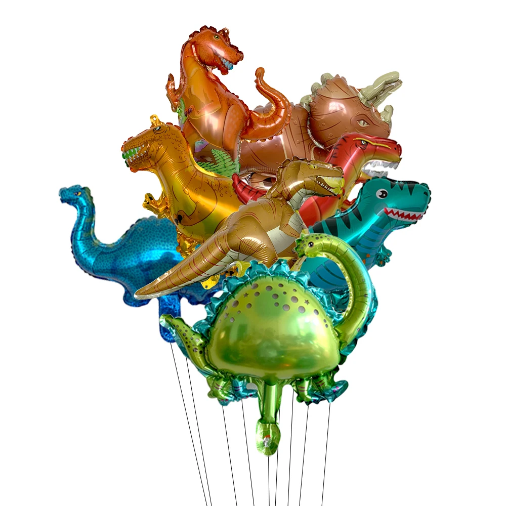 

8 фольгированных шаров с динозаврами KUKUZHU