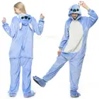 Пижама-кигуруми детская фланелевая, Забавный костюм для косплея, комбинезон унисекс, теплая одежда для детей и взрослых