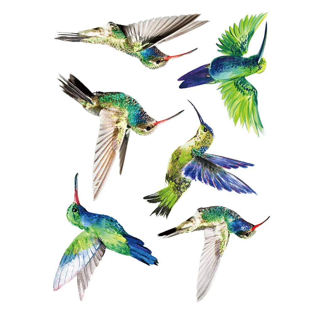 

Hummingbird Window Decals Birds Wall Sticker Strikes Stickers Animal Anti Collision Clings Alert