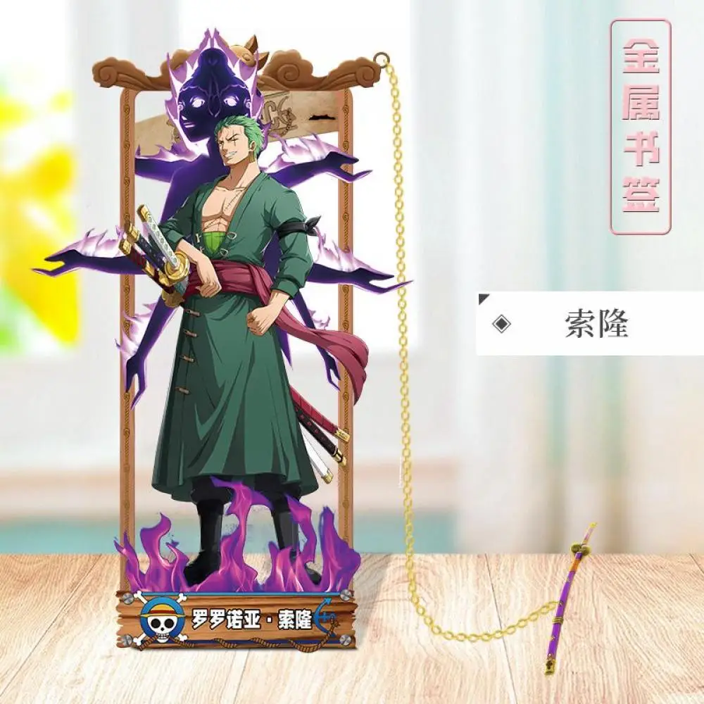 ONE PIECE Луффи Нами выдалбливают металлические закладки для студентов канцелярские