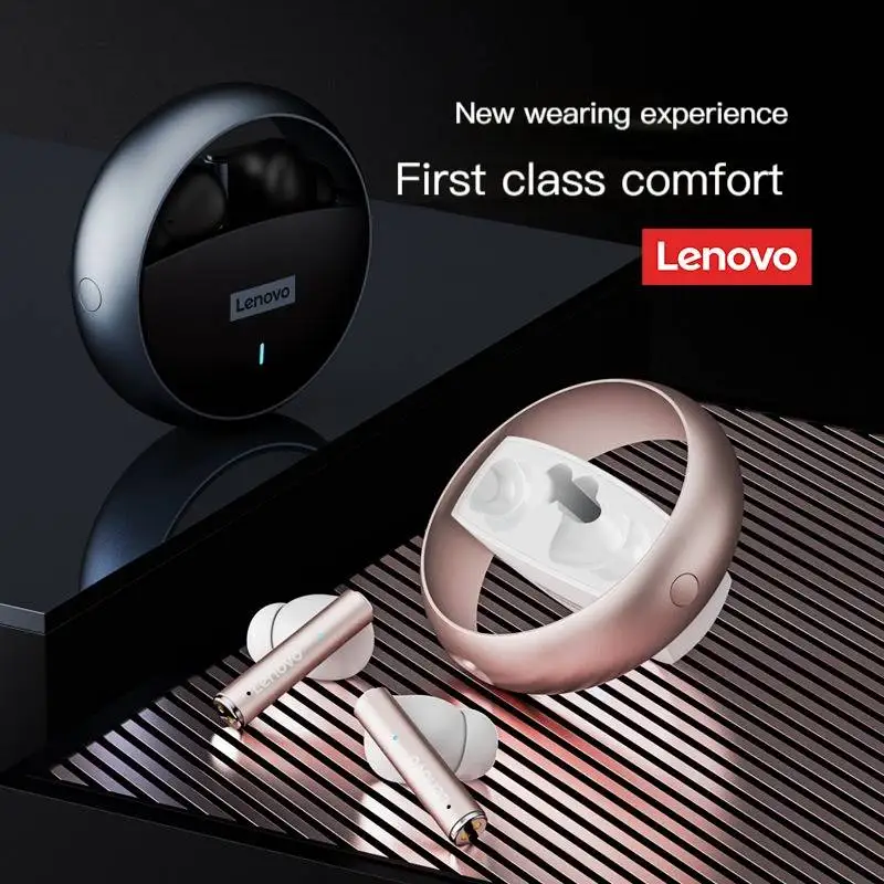 

Lenovo LP60 Wireless Bluetooth Earphones HiFi Sound Sports Semi-in-ear Mini Binaural Earbuds Noise Reduction Low Latency Headset