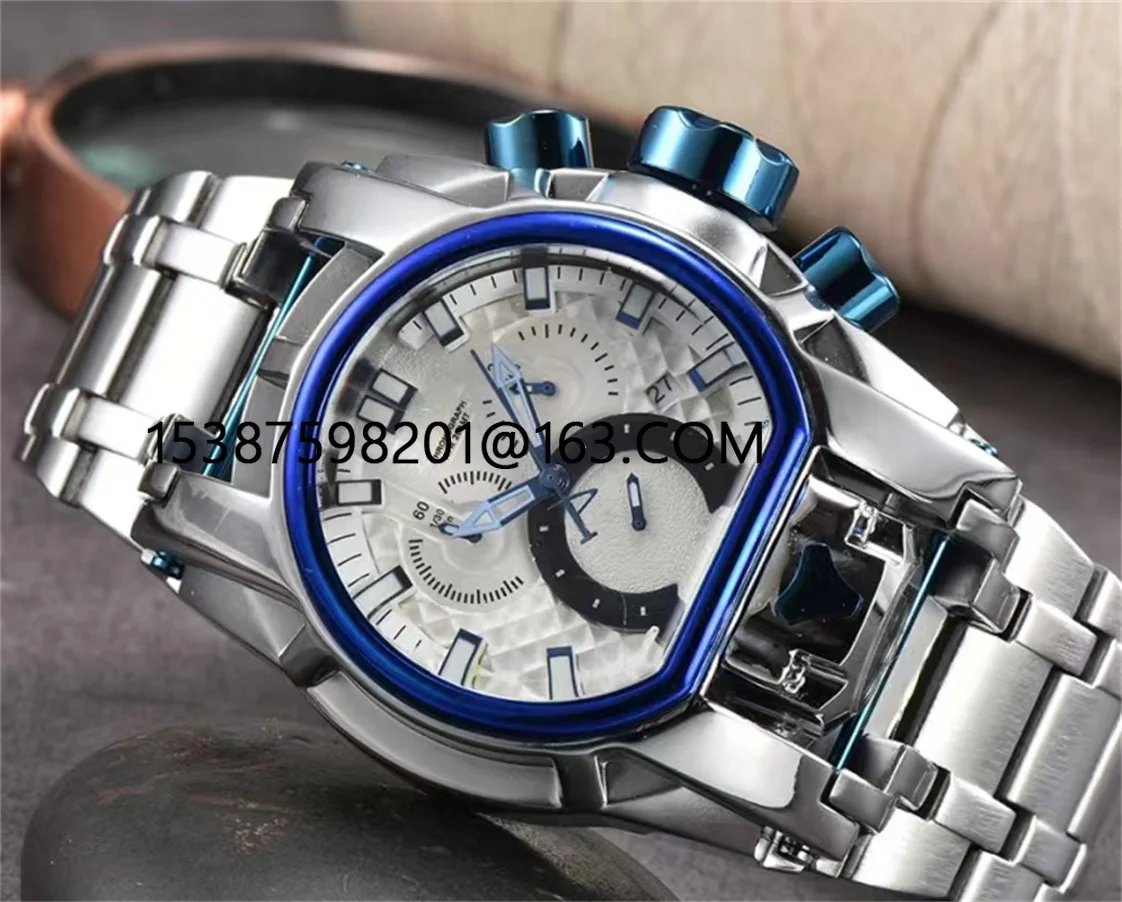 НОВЫЕ роскошные мужские часы Undefeated Invicto хронограф Reserve Bolt Zeus кварцевый из