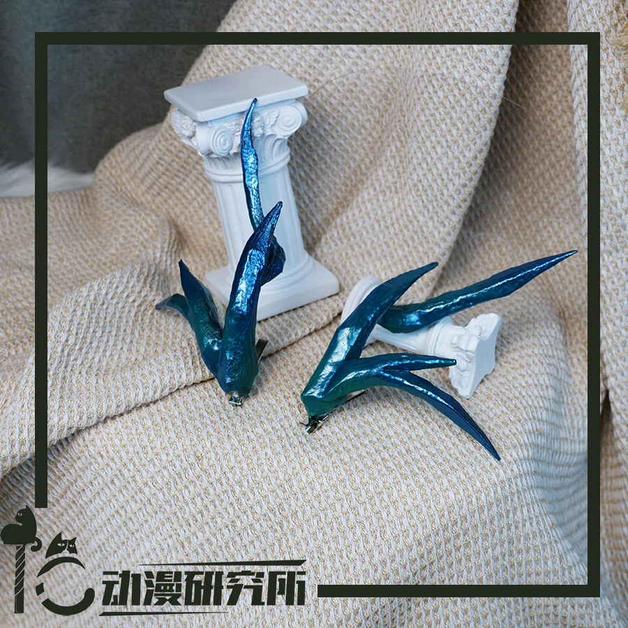 

Dusk Cosplay Prop Game Arknights Horn Hair Clip Headwear Headdress Accessories Role Play Accessory Halloween Party Carnival