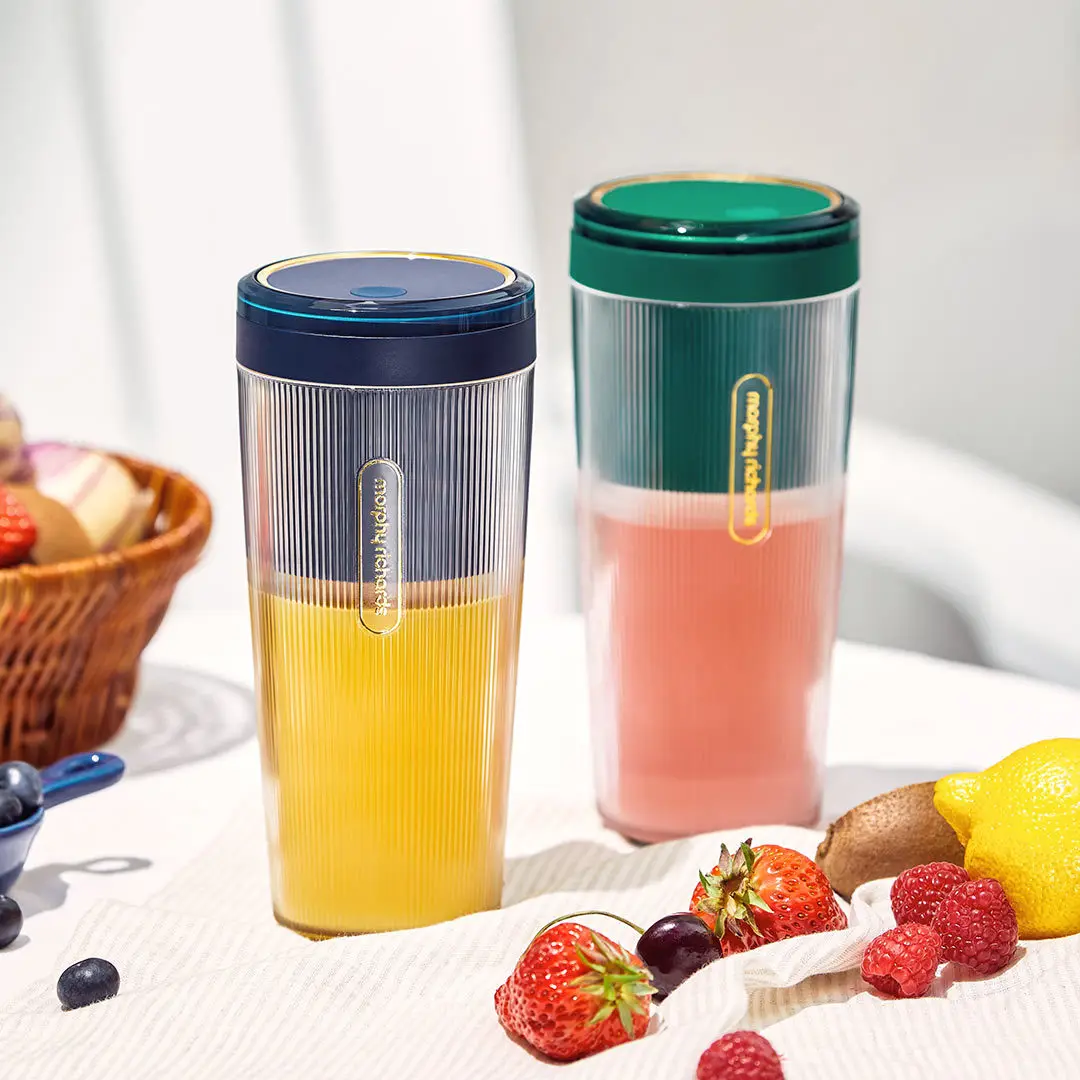 MR9800 Portable Juicer Cup Juicer Fruit Juice Cup Automatic Small Electric Juicer Smoothie Blender Ice CrushCup Food Processor