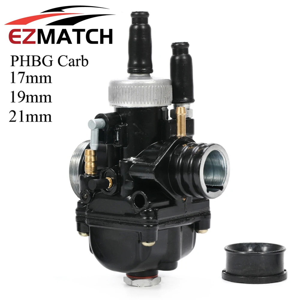 

Racing PHBG Carburetor Carb 17mm 19mm 21mm Dellorto Replica Puch Zuma fit for 50cc 70cc 90cc Motor JOG50 DIO90