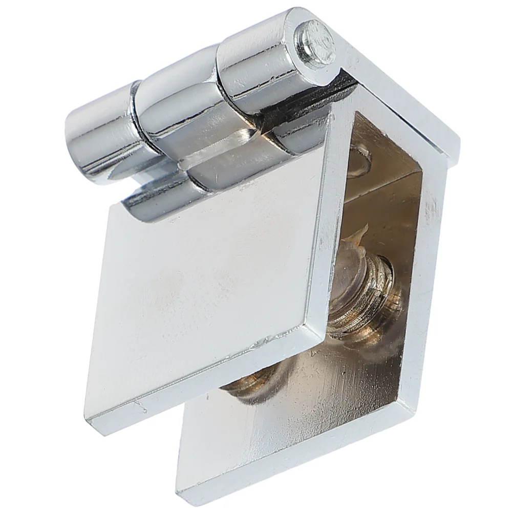 

Metal Shower Door Hinge Cooler Glass Clamp Zinc Alloy Hardwares Cabinet Hinges