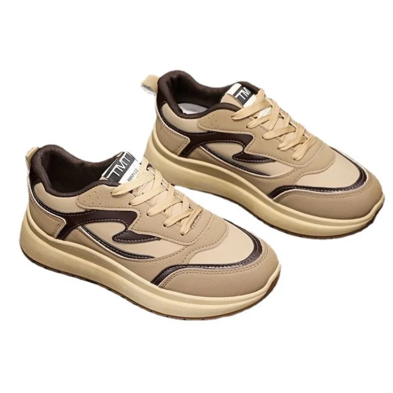 AB Womens Vulcanize Shoes Fashion Platform Sneaker for Fitness Jogging Vintage New Four Seasons Women Vulcanized Casual Sneakers