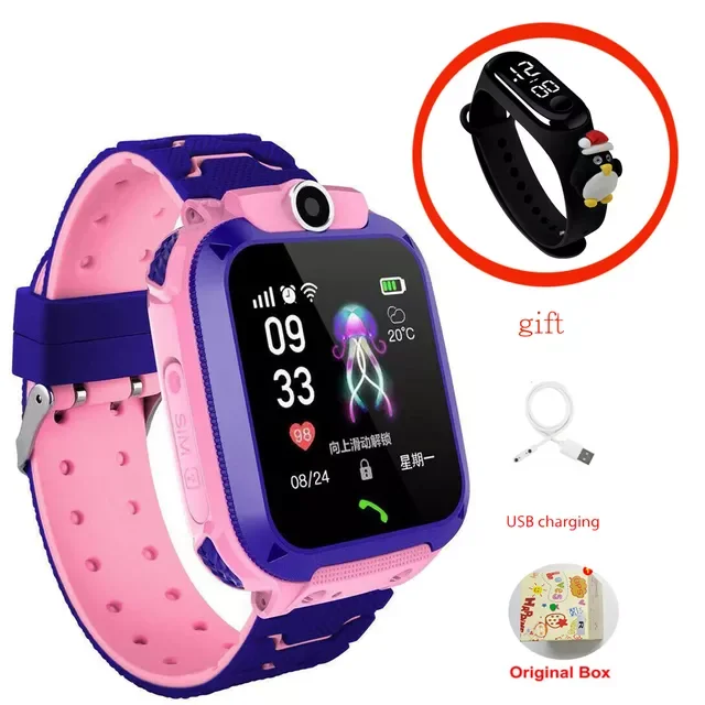 

Top Brand Smart Watch For kids Boy Girl Watch Phone Call Chat Ultra-long Standby Location Game Camera Children's Smartwatch