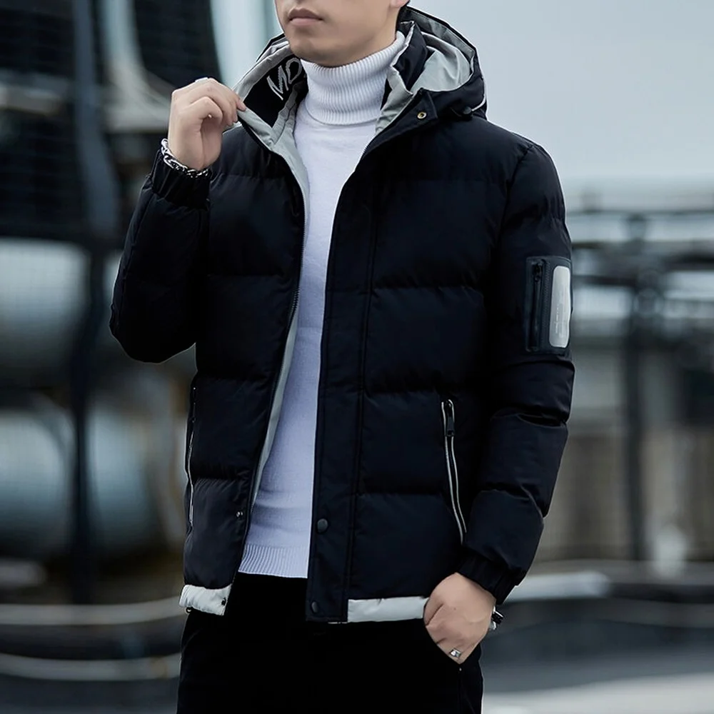 Куртка-пуховик Мужская с хлопковой подкладкой и капюшоном, 2021 от AliExpress RU&CIS NEW