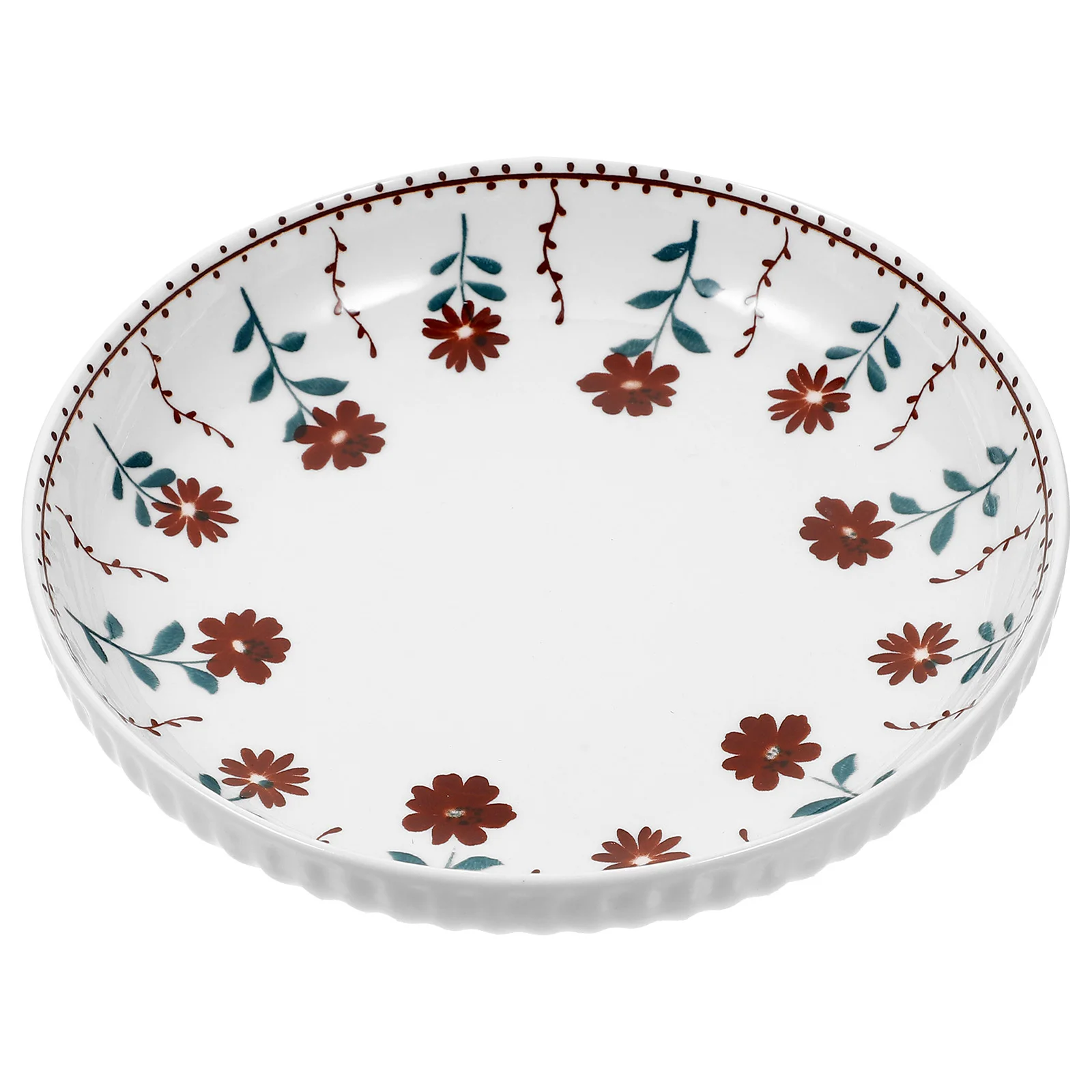 

Multi-use Food Plate Salad Plates Dessert Ceramic Serving Western Dish Small Disc Appetizer