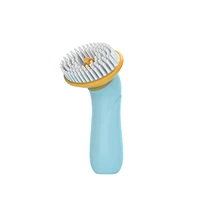 handheld pet bath brush refillable shampoo dog cat massage grooming brush dog shower comb durable pet cleaning care supplies