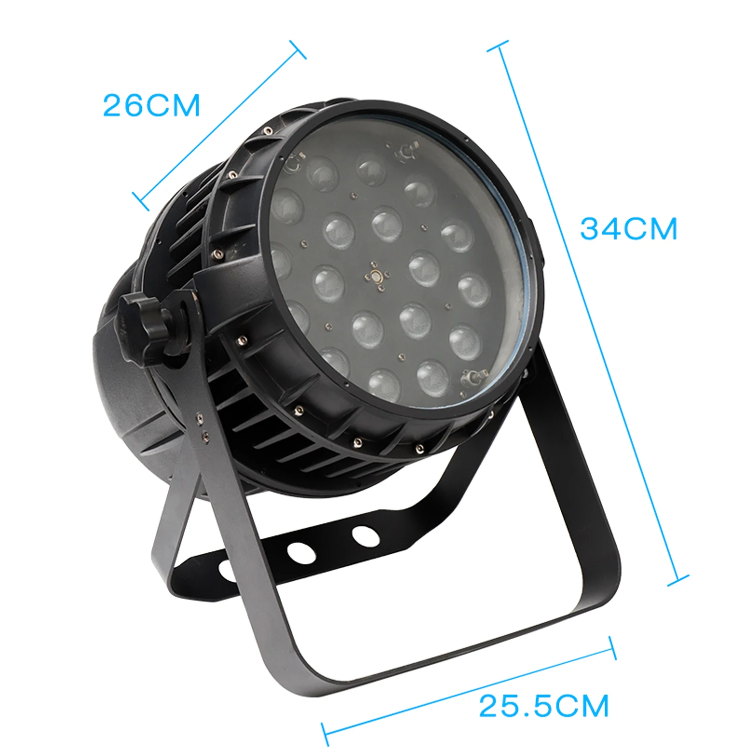 4Pcs/Lots 18x12W RGBW 4 in 1 LED Par Light IP65 Waterproof Zoom Stage DMX Control DJ Disco Equipment Dance Floor Lighting