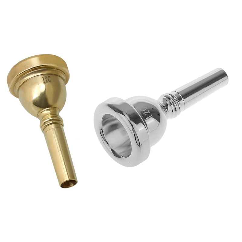 Мундштук для тромбона 12C Металлическая труба Meg Yamaha или Bach Conn и King Trumpet C