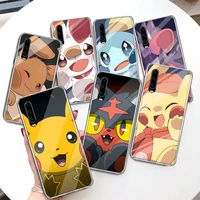 pokemon pikachu anime coque phone case for p30 p40 lite p20 p10 p50 mate 20 30 40 10 pro luxury pattern customized soft cover