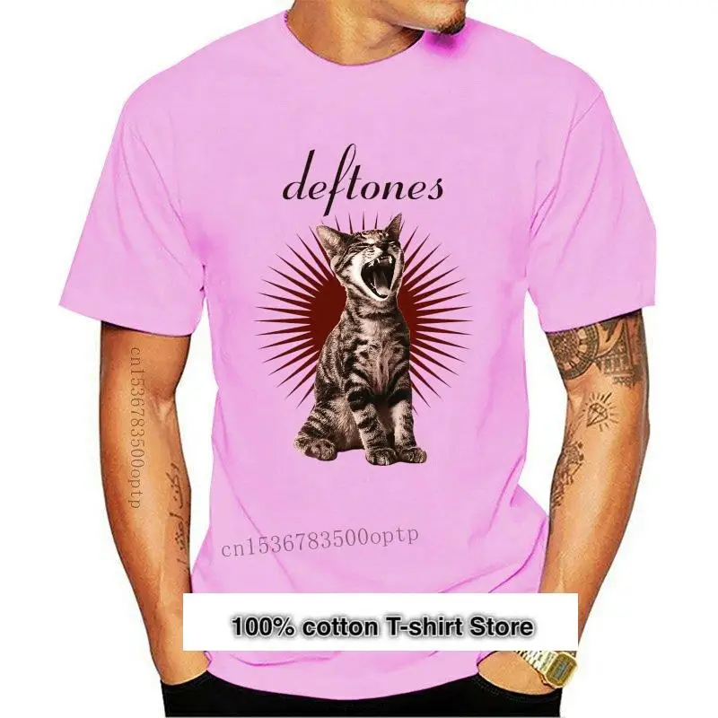 

Camiseta с принтом в виде Гато, playera с ремешком от бренда ep-deftones, новый