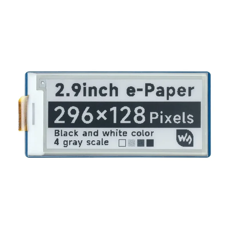 2 9 дюймовый E-Paper E-Ink модуль дисплея для Raspberry Pi Pico 296 × 128 черный/белый SPI