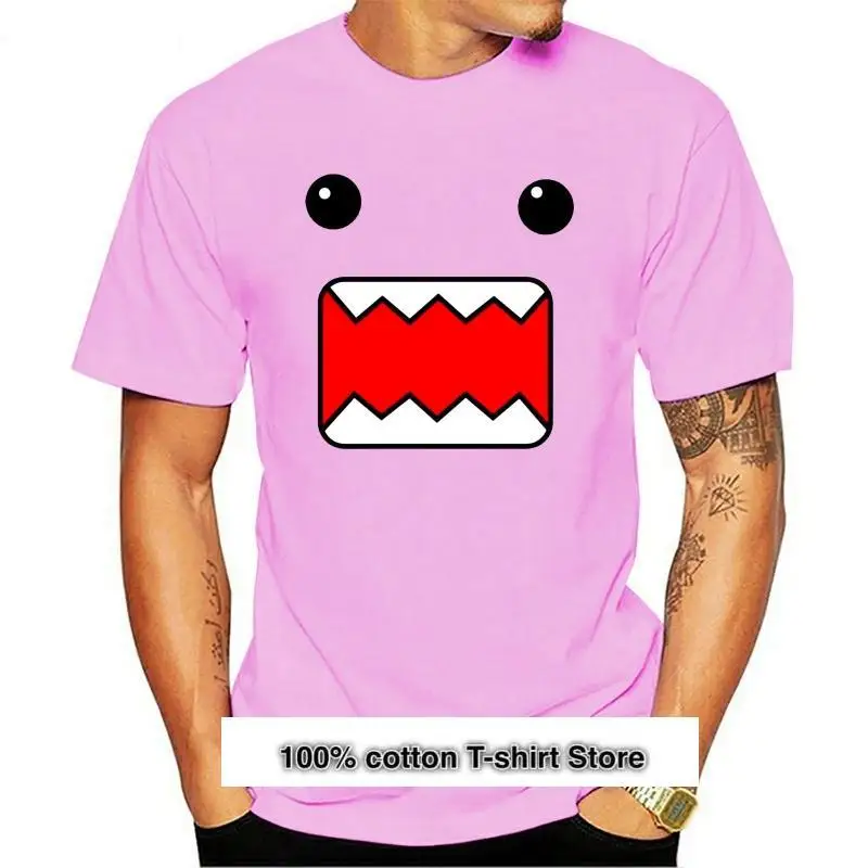 

Camiseta para hombre, prenda de vestir, цвет коричневый, с принтом domo kun