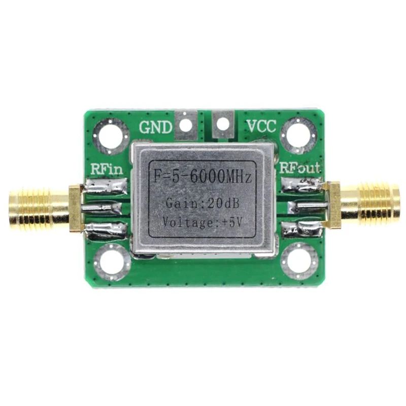 5M-6GHz RF Low Noise Amplifier Gains 20dB Wide Band Amplifier Signal Receiver