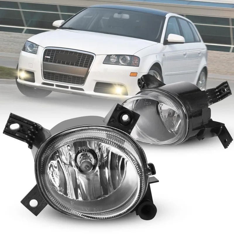 Фото Левые и правые передние противотуманные фары для Audi A4 S4 Avant B7 2005-2008, A3 2004-2013, 8E0941699C, 8E0941700C, автомобильные аксессуары №1