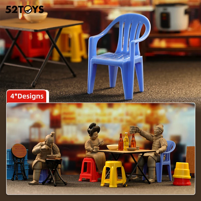 52TOYS глухая коробка Quesera серия пластиковых стульев Таинственный ящик случайный 1
