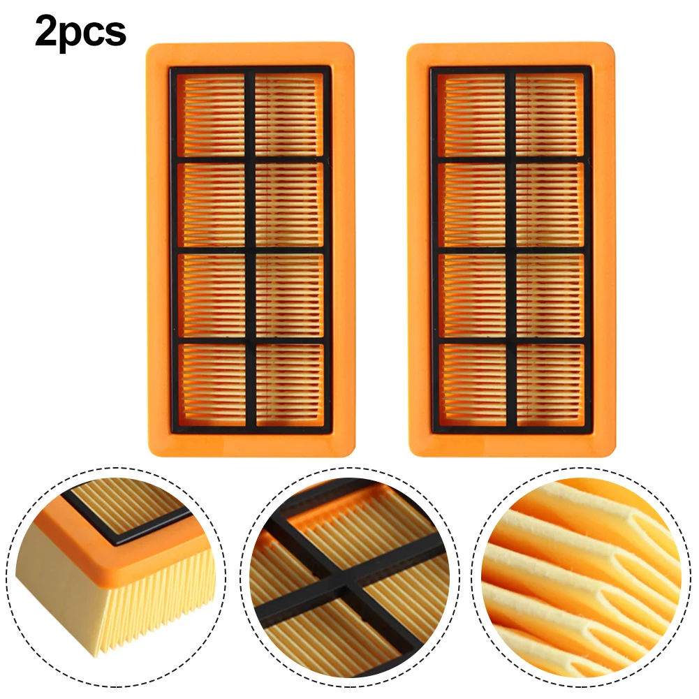 

2pcs Flat Pleat Filter For Karcher 6.415-953.0 AD2 AD3 AD4 Premium AD3.000 AD3.200 Vacuum Cleaner Filter Sweeper Accessories