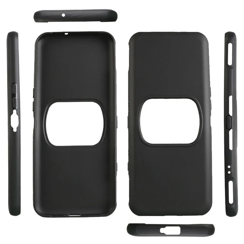 Матовый Мягкий силиконовый чехол-накладка для Lenovo Legion Y90 черный ударопрочный