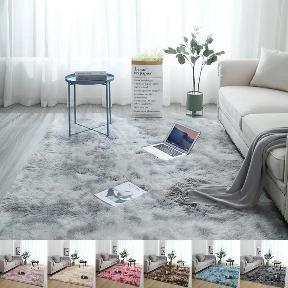 

New Arrival 60*90cm Soft Fluffy Rugs Large Shaggy Area Rug Living Rooms Bedroom Carpet Floor Mat Home Decor