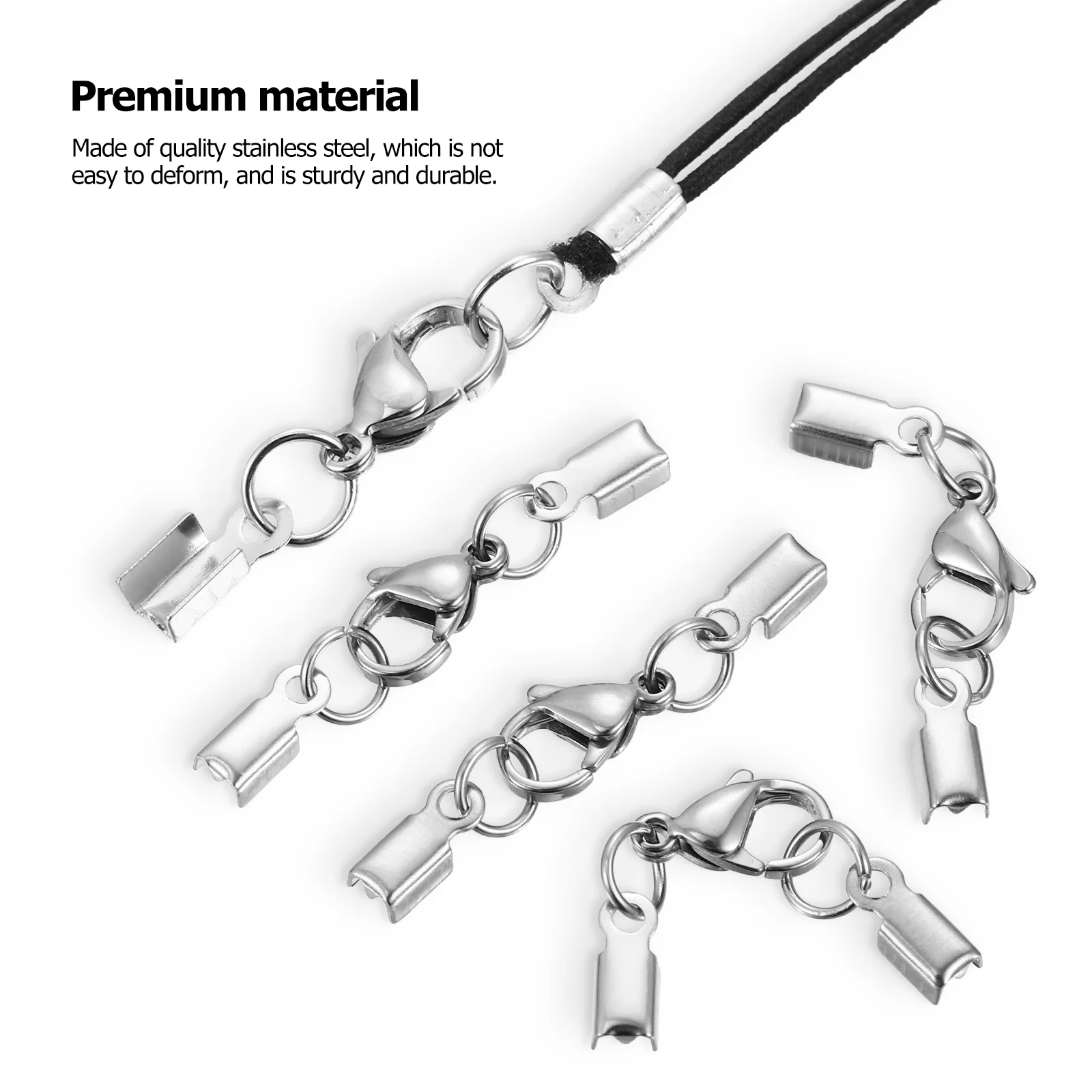 40 шт. разъем из нержавеющей стали застежки в виде когтей омара зажимы для