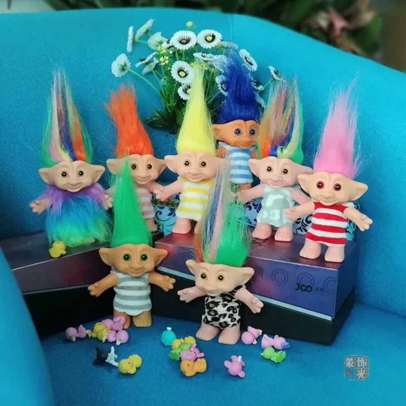 

Genuine Troll Cute Doll Figure Model DAMl Petend Play Ornaments Accessories Children Fun Present