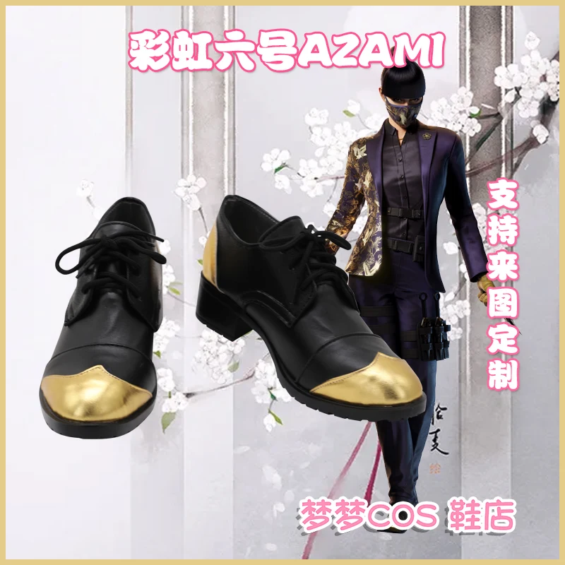 Game Rainbow Six Siege Kana Fujiwara Cosplay Boots Shoes for Halloween Christmas Party Adult COS Performance Fans Gift Custom