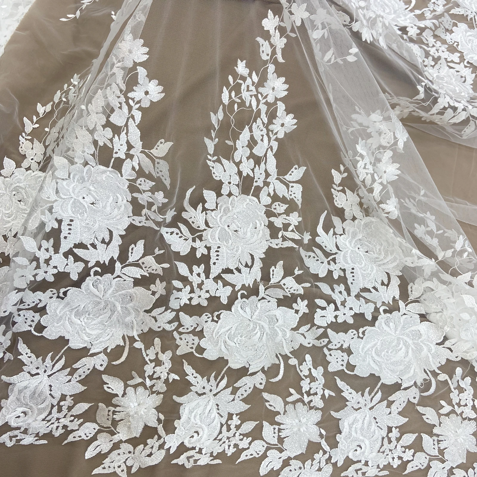 

Красивое Цветочное платье с блестками и вышивкой, свадебное платье, вечернее платье, кружевная ткань, модные аксессуары для платья