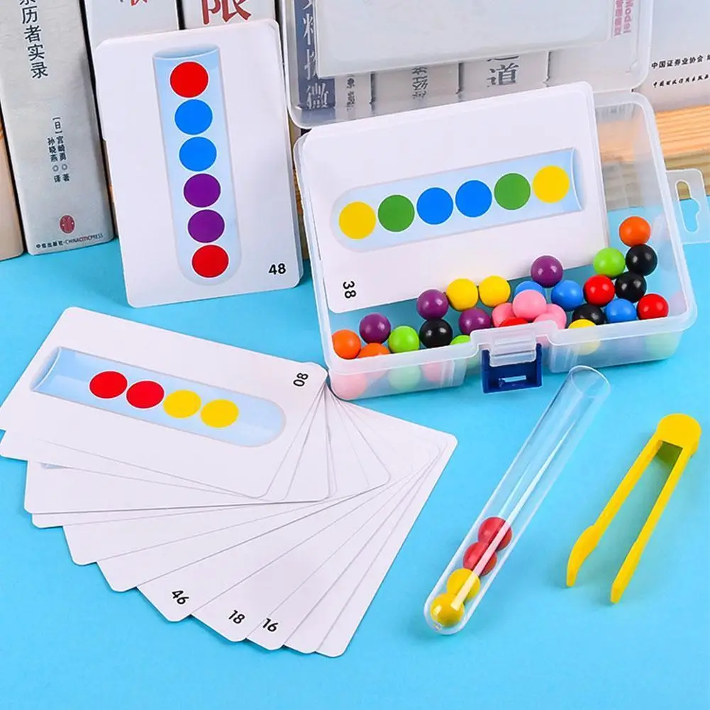 

Color Cognition Teaching Aid Hand Fine Motor Skills Training Motessori Early Learning Educational Toys Baby Match Game