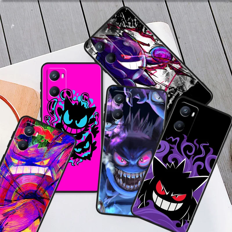 

Pokemon Anime Phone Case For OPPO A96 AA94 A93 A77S A76 A74 A73 A72 A57S A757E AX7 A1K 2022 2020 Black Cover