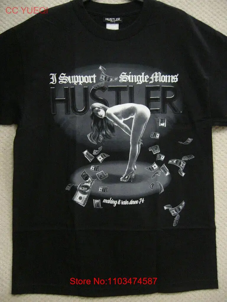 Мужская футболка Hustler I Support Single Mom