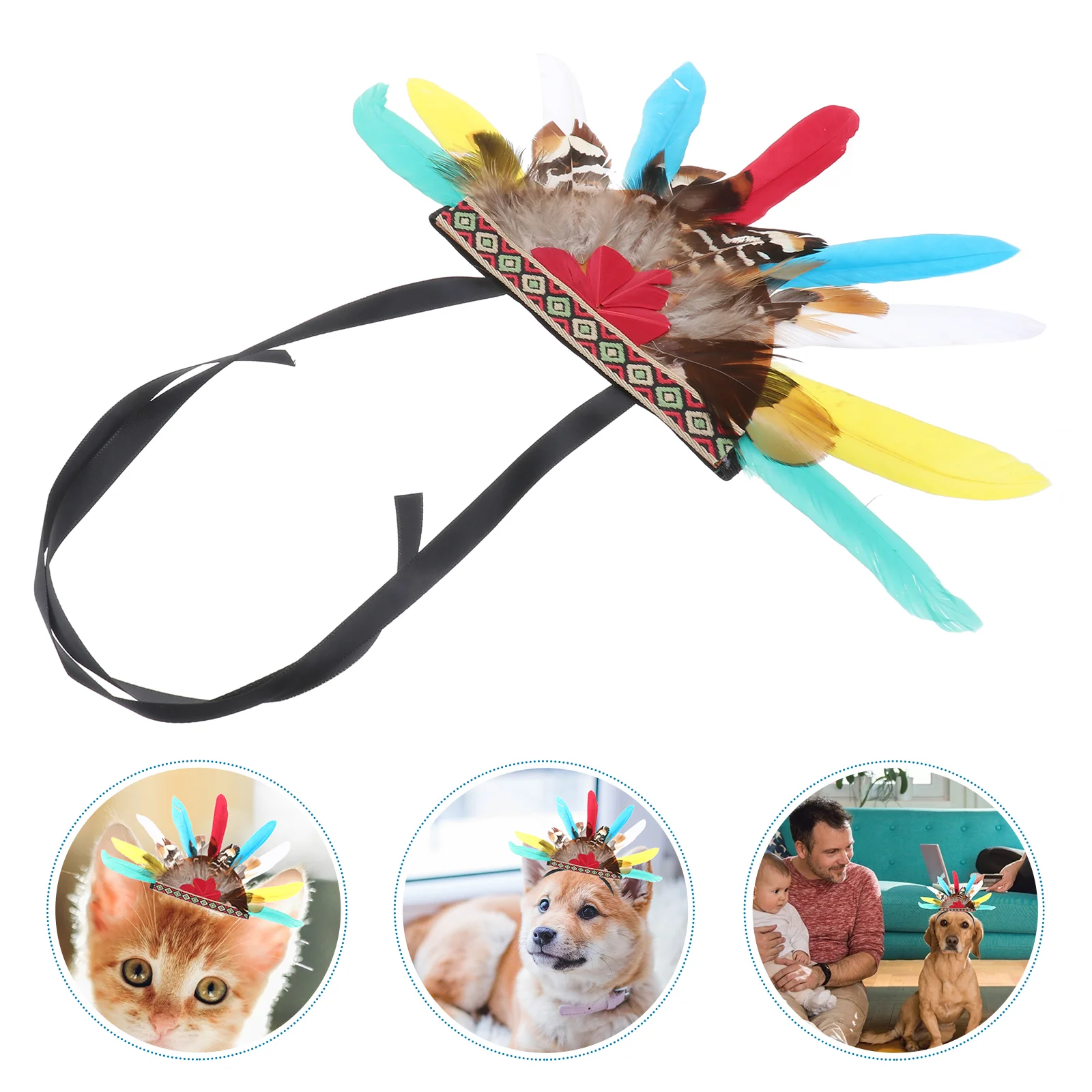 

1pcs Headwear Creative Headband Beautiful Head Hoop Pet Headdress Pet Headband Pet Headwear for Cat Pet Dog