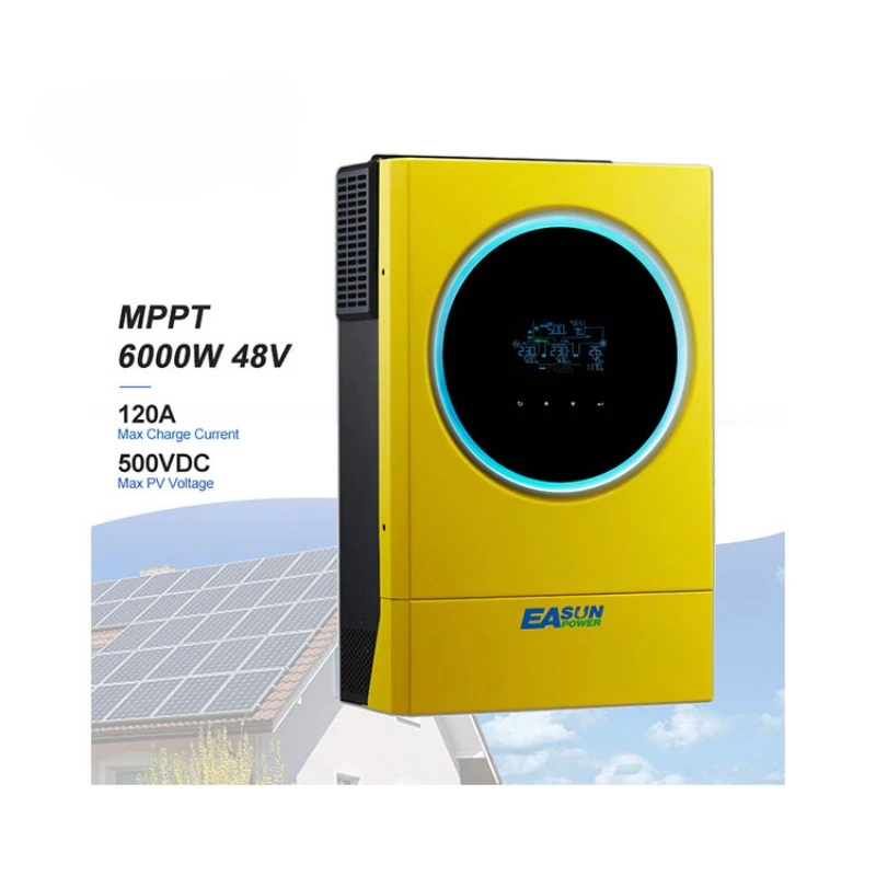 

Hot Sale PV 6KW Ongrid Offgrid Grid Tie 5600w 48V Home Solar Panel System Solar Hybrid Inverters Voltronic Inverter 5.6 KW