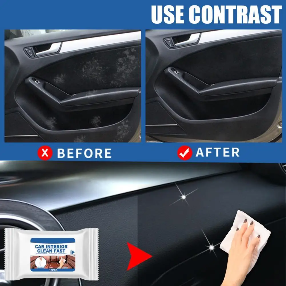 

Soft Texture Disposable Car Interior Cleaner Protective Wipes for Truck