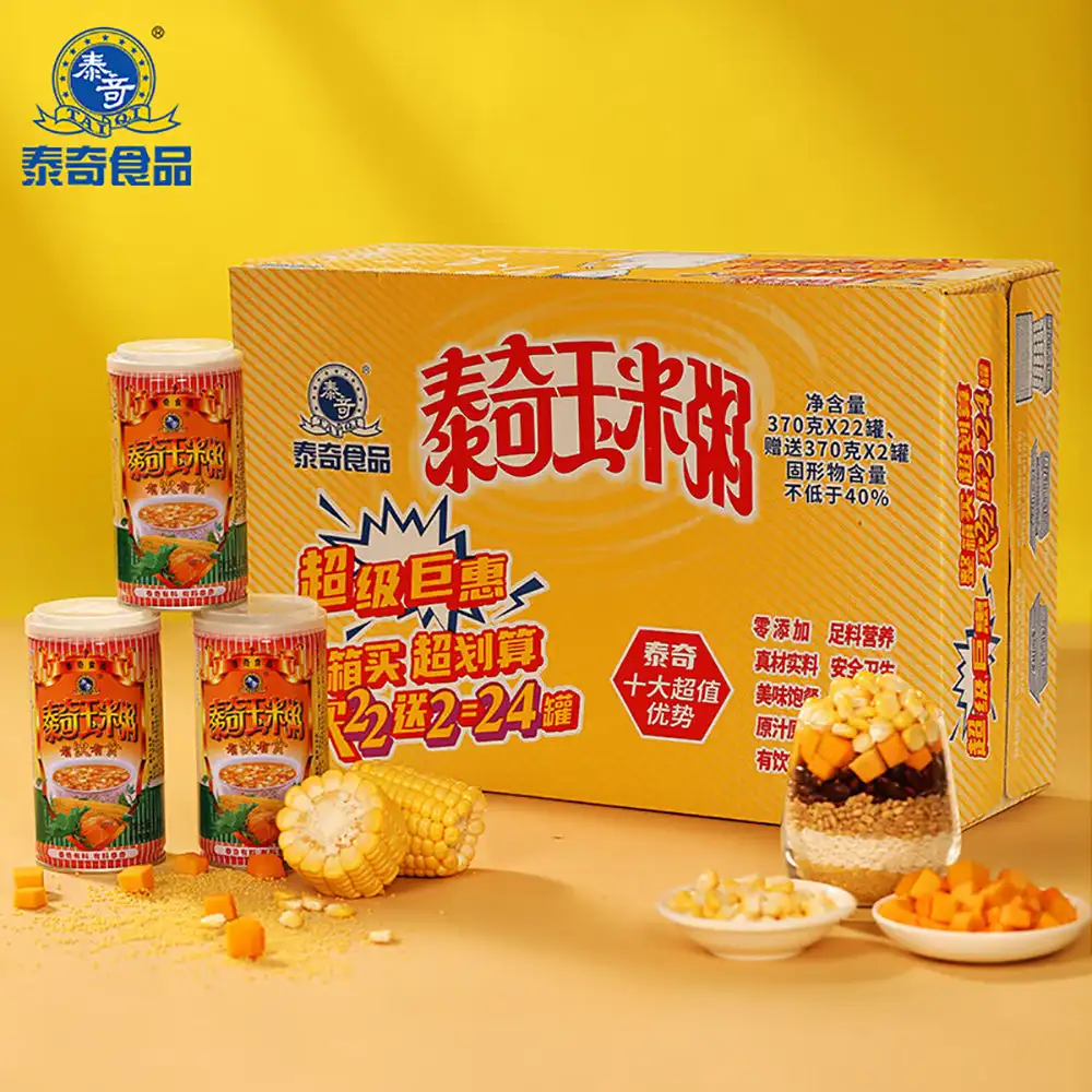Taichi Кукуруза восьмикладовый ранец-370 г x 24 банки/коробка