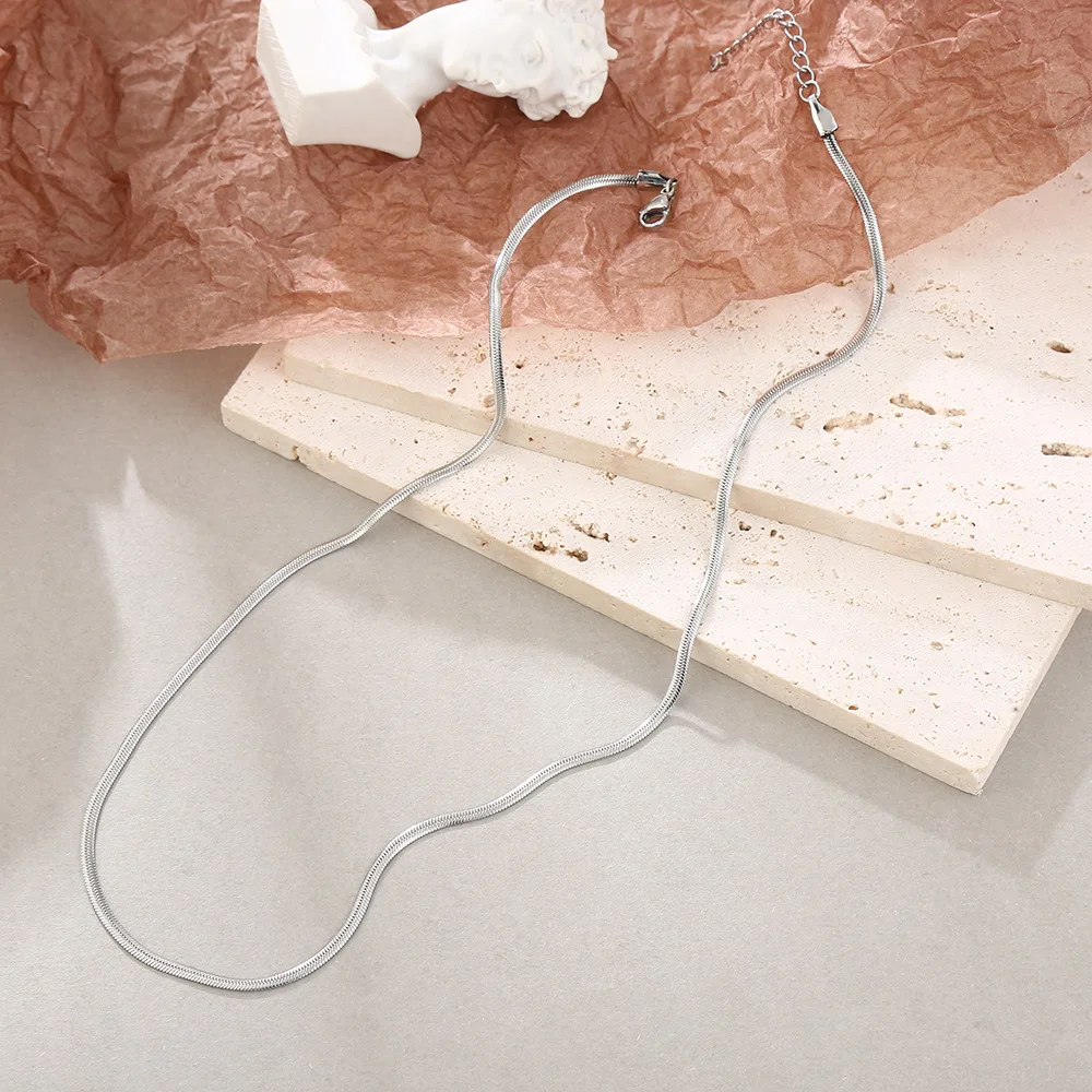 Цепочка из нержавеющей стали для изготовления ювелирных изделий плоская