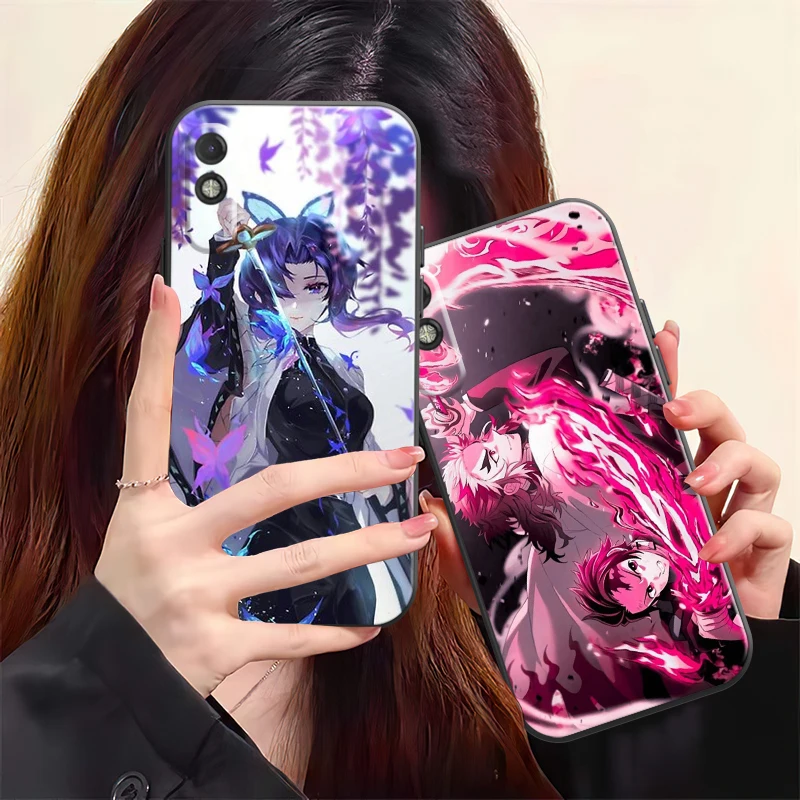 

Demon Slayer Anime Phone Case For Xiaomi Redmi 9 9i 9AT 9T 9A 9C 10 Note 9 9T 9S 10 10 Pro 10S 10 5G Soft Silicone Cover Coque
