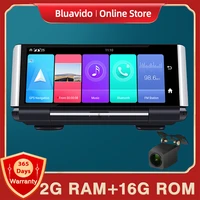 bluavido 7 ips 4g adas android car dash cam gps navigation 1080p video recorder night vision bluetooth wifi live monitoring dvr