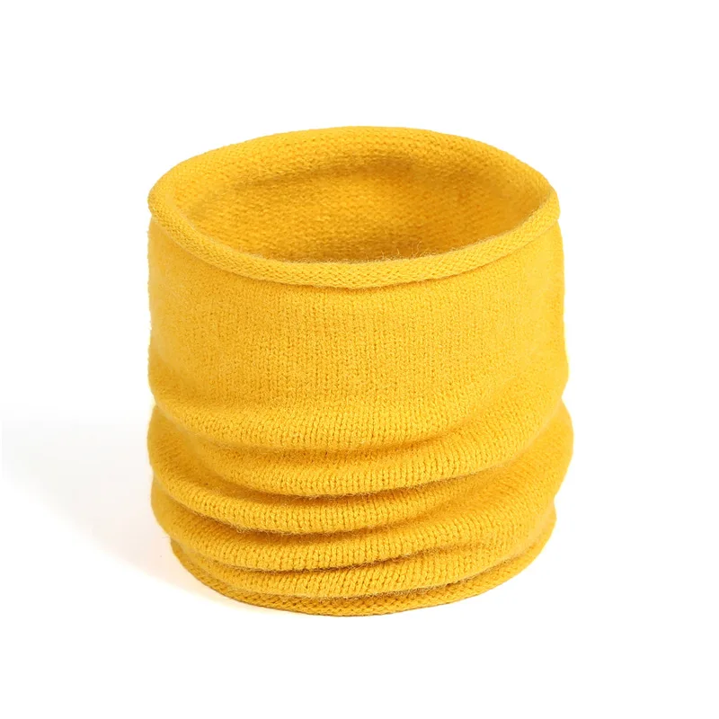 15-цветный корейский модный вязаный шейный платок зимний теплый ветрозащитный