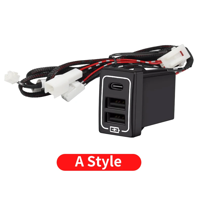 Для 2008-2024 Toyota Зарядное устройство Land Cruiser 200 Prado 150 REIZ C-HR Corolla LEVIN RAV4 CAMRY Alphard Vellfire 2023 2022 2021 2020 2019 2018 2017 2016 2015 2014 2013 2012 2011 2010 2009