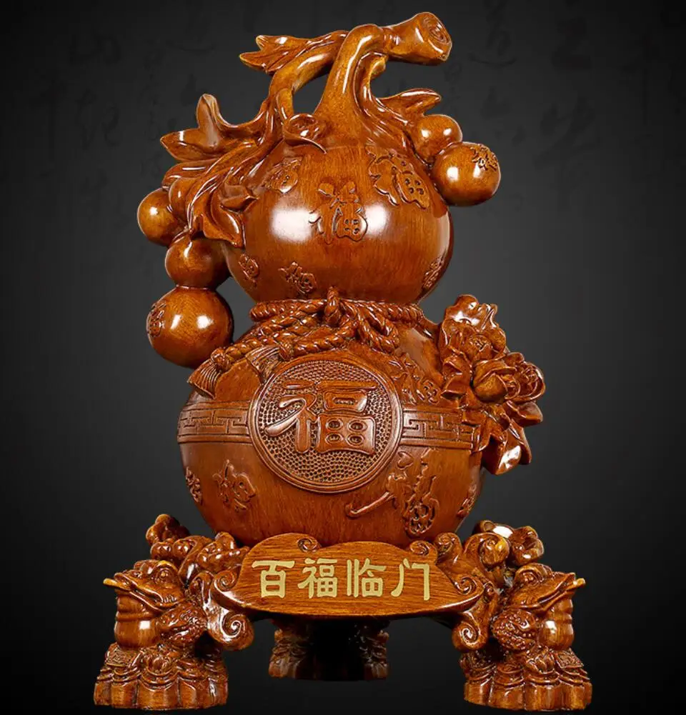 Fortune gourd furnishes a big creative craft living room office wine cabinet porch decoration company opening housewarming gifts