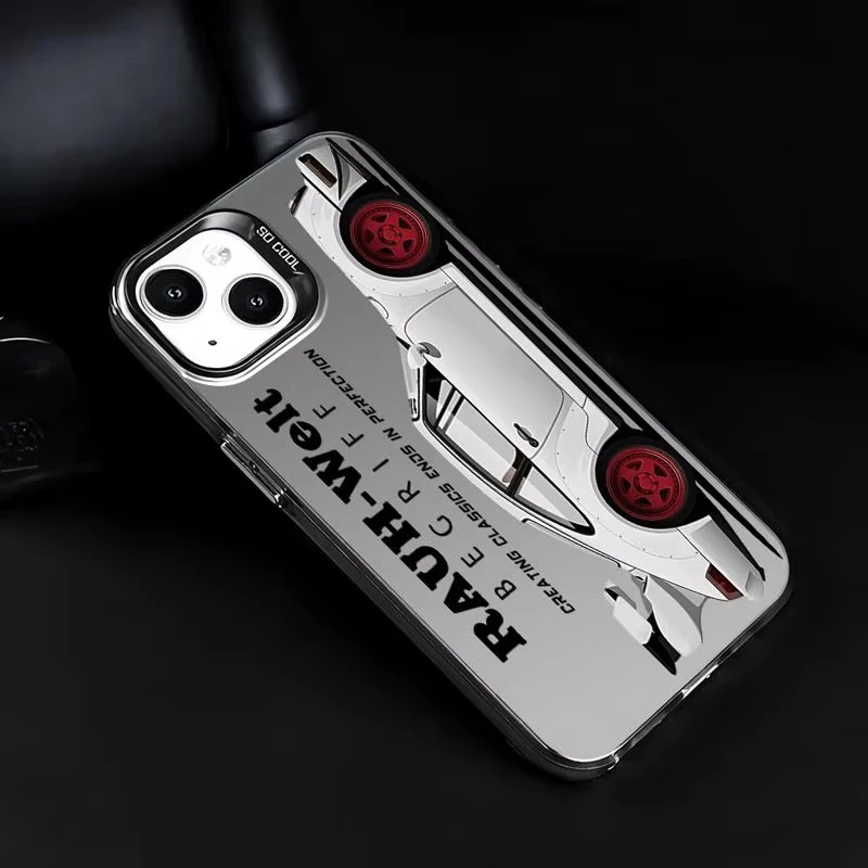 Чехол для телефона JDM Tokyo Drift Sports Car iPhone 16 15 14 13 12 11 Pro Max XS X XR 7 8 Plus Mini SE 2020 2022 бампер Funda