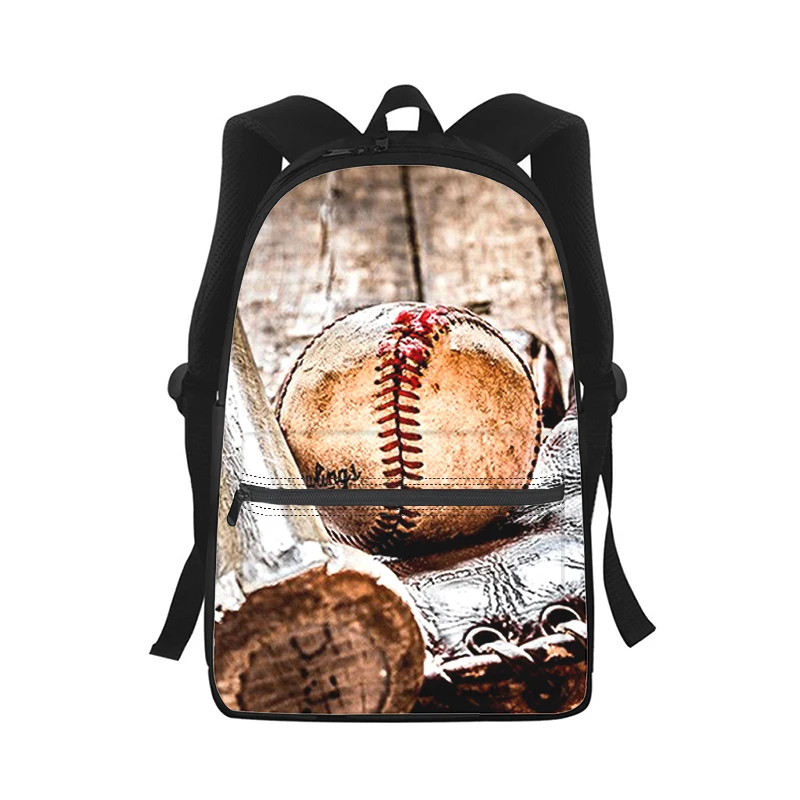 baseball movement Men Women Backpack 3D Print Fashion Student School Bag Laptop Backpack Kids Travel Shoulder Bag