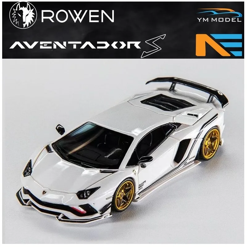 

YM модель 1:64 ROWEN автомобиль, оснащенный белым полимерным покрытием, модель LP700