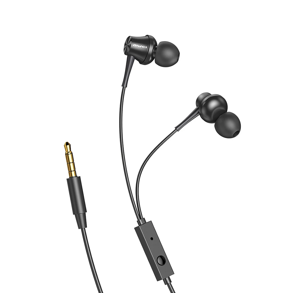 

PC-1 проводные наушники-вкладыши с разъемом 3,5 мм, стереонаушники с басами, гарнитура со встроенным микрофоном и встроенным управлением